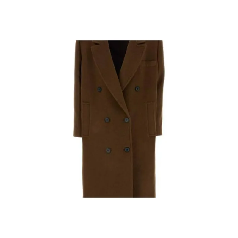 MIU MIU Double Breasted Long Sleeved Coat-2
