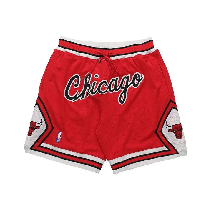 Mitchell & Ness x Just Don Basketball Shorts Unisex Red-0