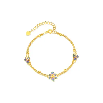 Hkgd 925 Sterling Silver Bracelets Women's
