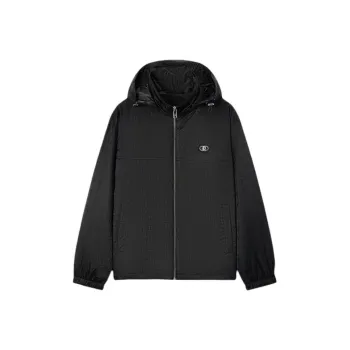 DILLO FW24 Puffer Jacket Men's Black Letter