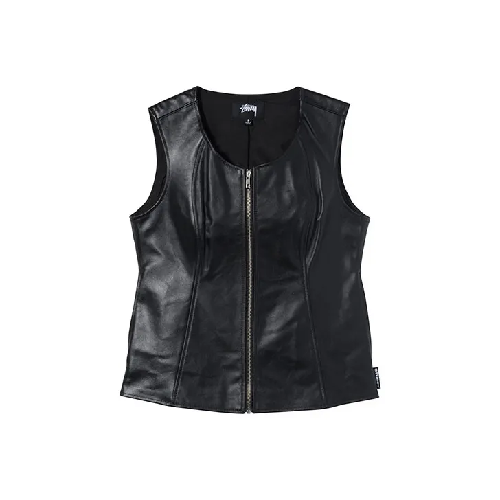 Stussy Tank Tops Women's Black-0