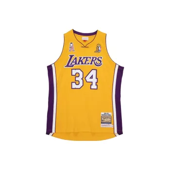 Mitchell Ness Basketball Jerseys Men Yellow