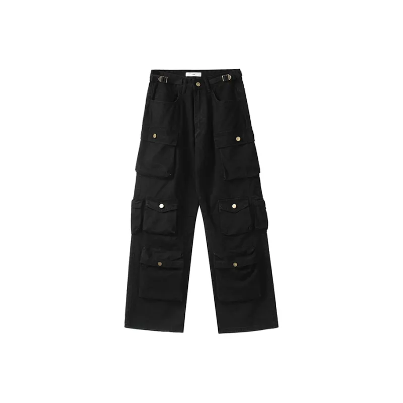F.K.V.A Casual Pants Unisex Army Green-11
