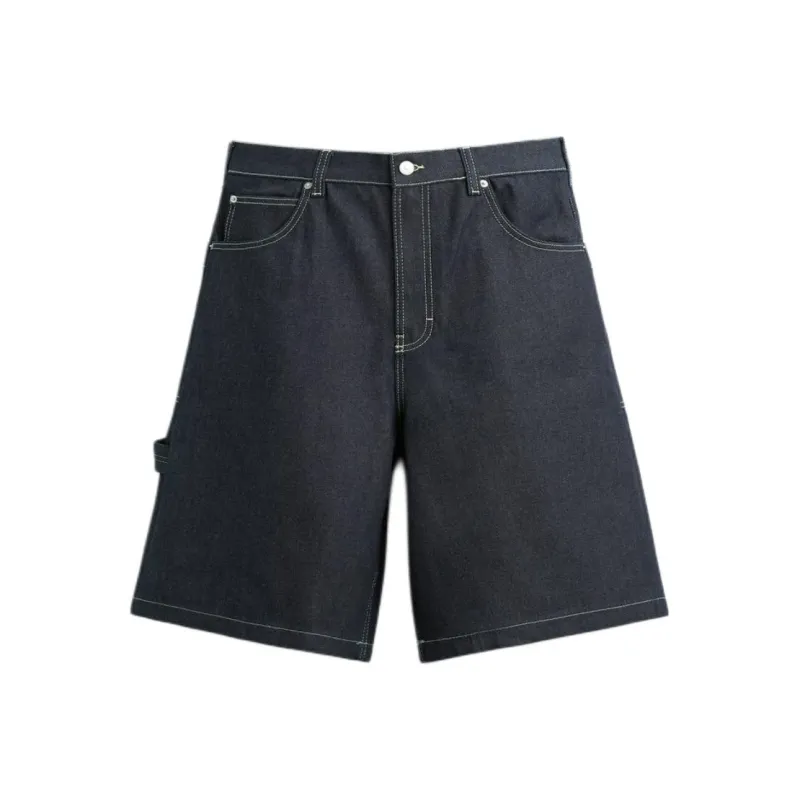 ZARA Casual Shorts Men Blue-0