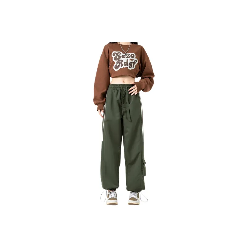 NOTFORMAD Casual Pants Unisex Khaki-14