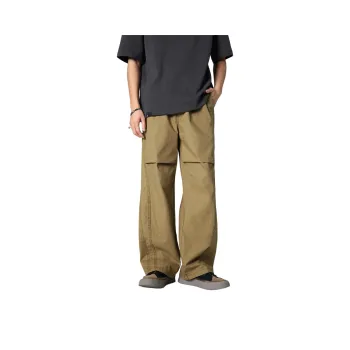 KM Casual Pants Unisex Khaki