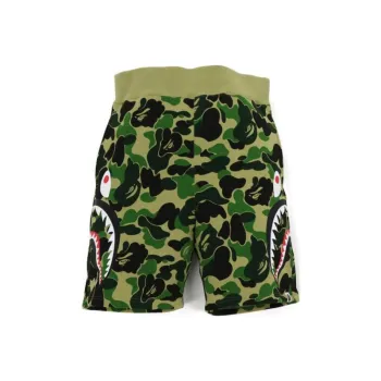 A BATHING APE Big Abc Camo Side Shark Sweat Shorts