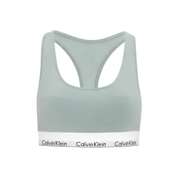 CALVIN KLEIN Modern Gravity Band Tank Top Women's Light Green