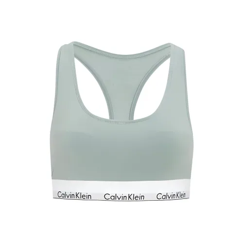 CALVIN KLEIN Modern Gravity Band Tank Top Women's Light Green