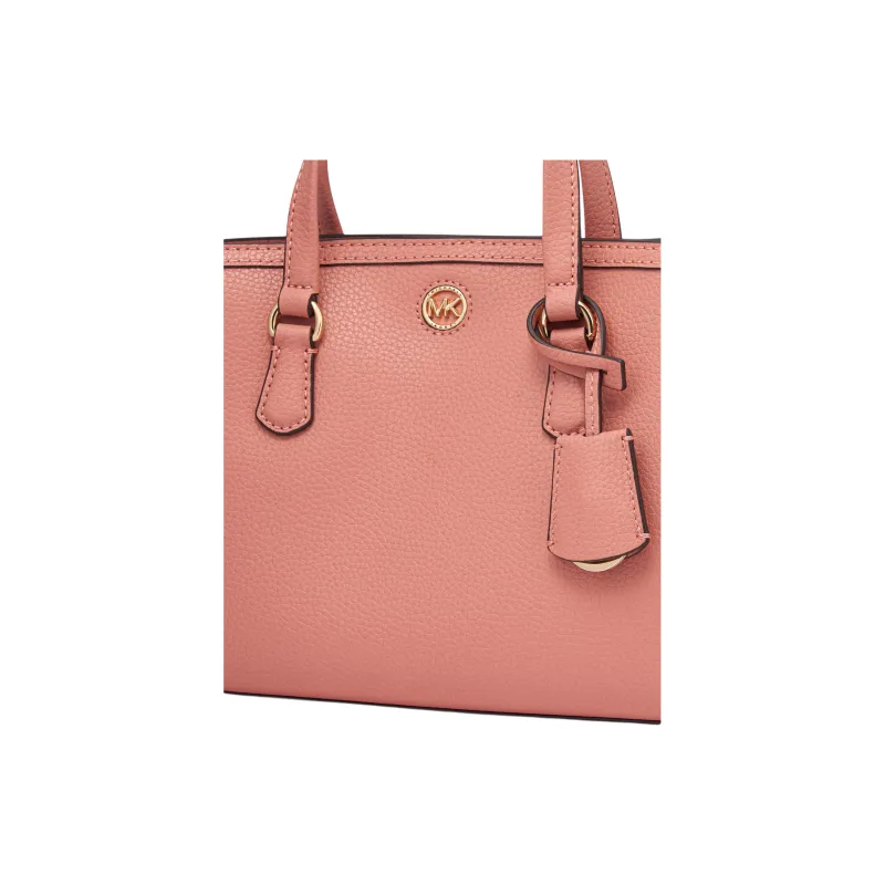 MICHAEL KORS Chantal Litchi Grain Leather Handbag Shoulder Bag Crossbody Bag Small Size Women's Rose Pink-3