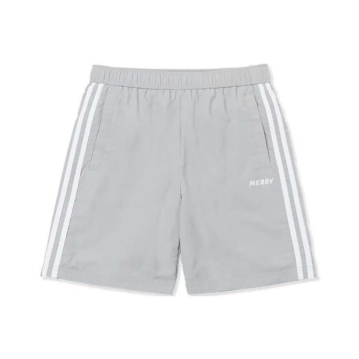 Nerdy Casual Shorts Unisex Light Gray-0