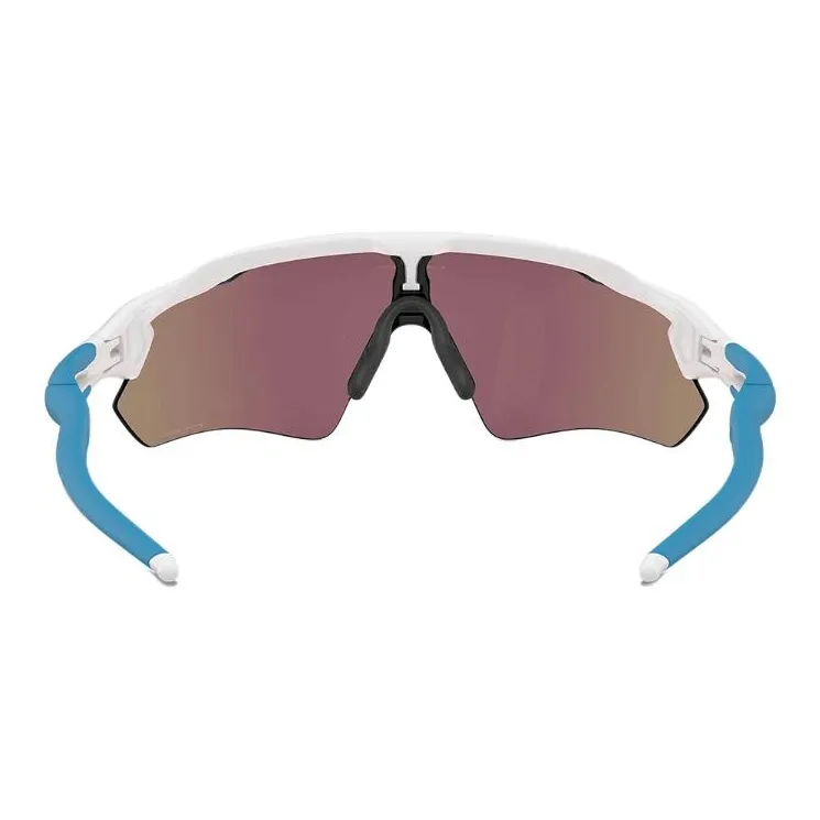 Oakley Plastic Irregular Shape Sunglasses Unisex White-1