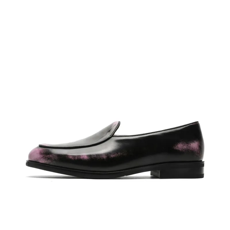 Chi Wolf Loafers Men Black/Brown/Gold/Purple-21