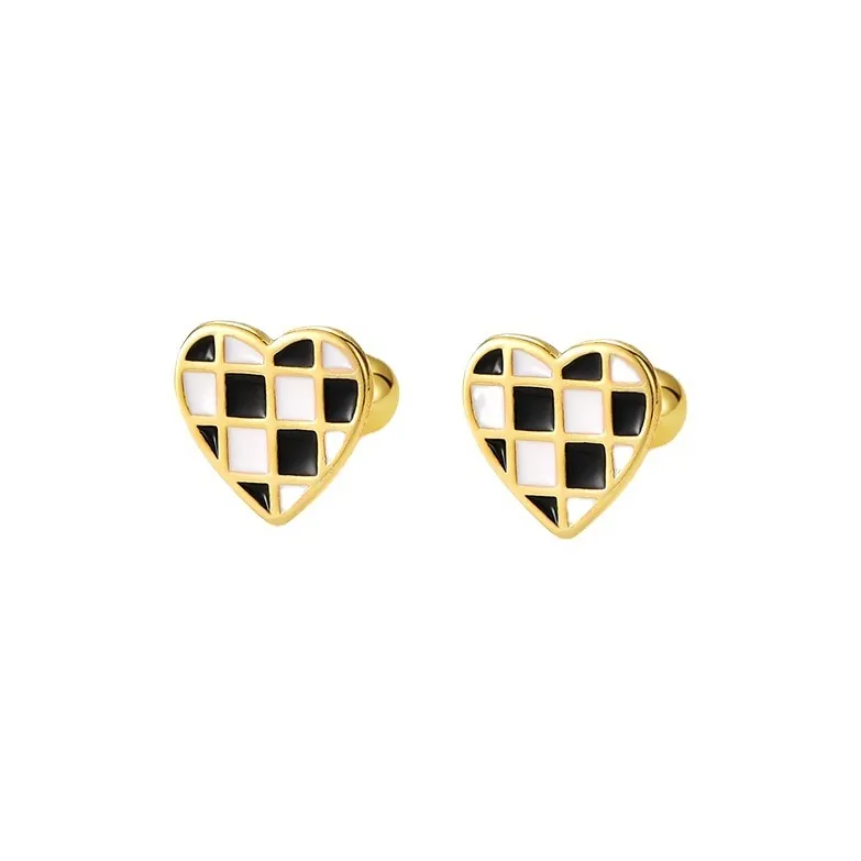 QUIET LOVE S925 Silver Stud Earrings Women's-4