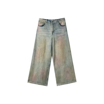 JHYQ Jeans Unisex Blue