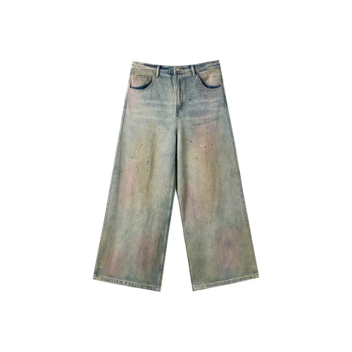 JHYQ Jeans Unisex Blue