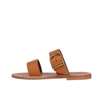 K Jacques St Tropez Slide Slippers Women's Brown