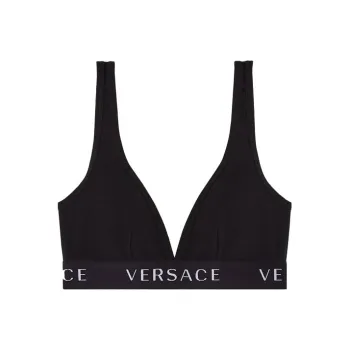 VERSACE Logo Detailed Sleeveless Bra