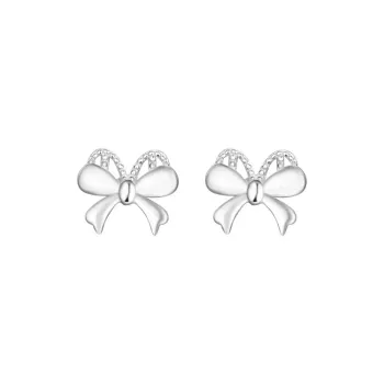 QUIET LOVE Sterling Silver Stud Earrings Women's