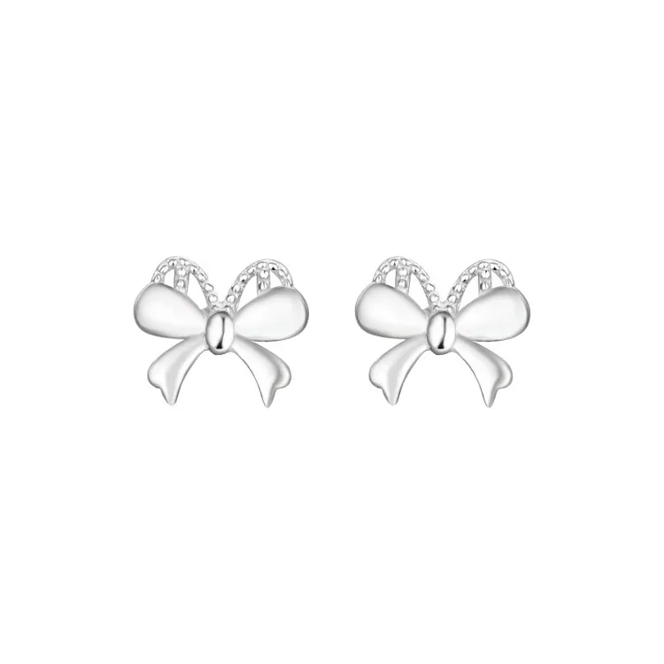 QUIET LOVE Sterling Silver Stud Earrings Women's-0