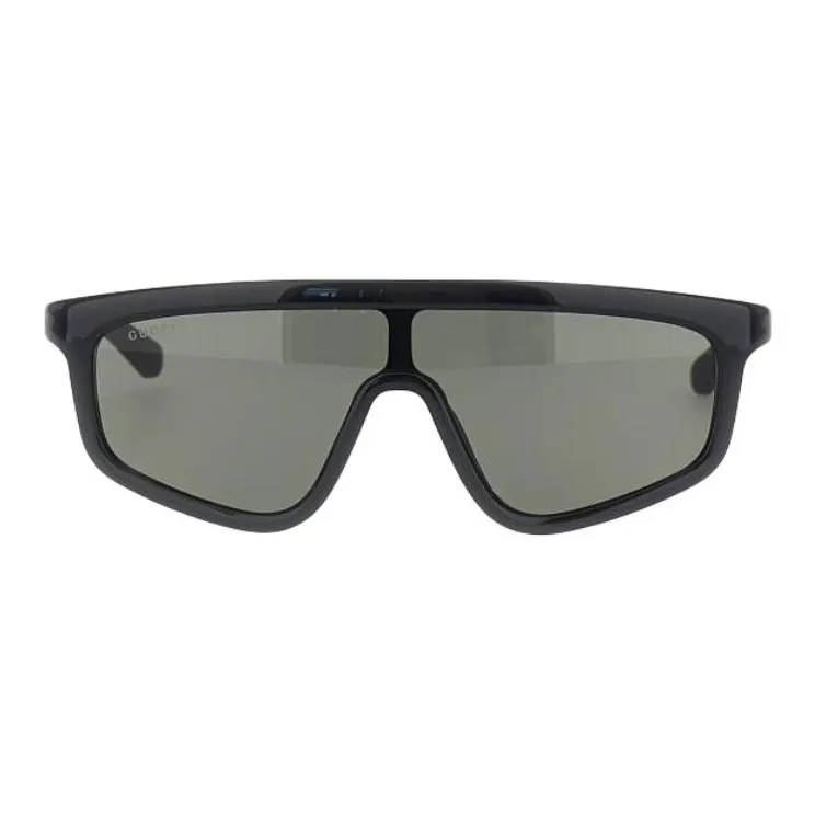 GUCCI Irregular Shape Sunglasses Unisex Black-1