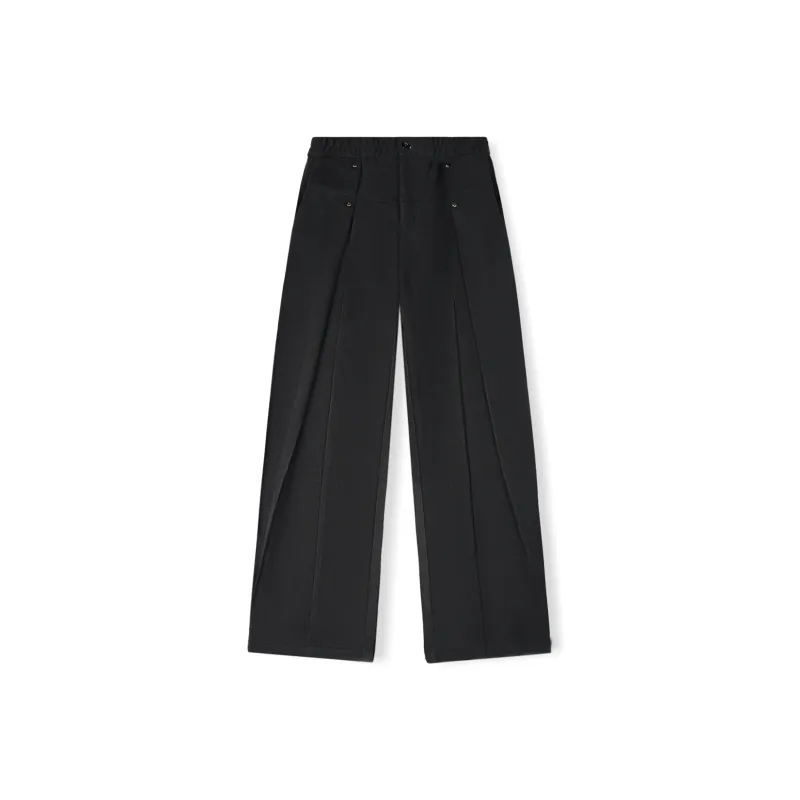 WILD LEADER Casual Pants Unisex Piano Black-0