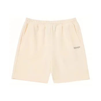 Nerdy Casual Shorts Unisex Cream