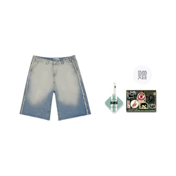 S45 Denim Shorts Men Blue