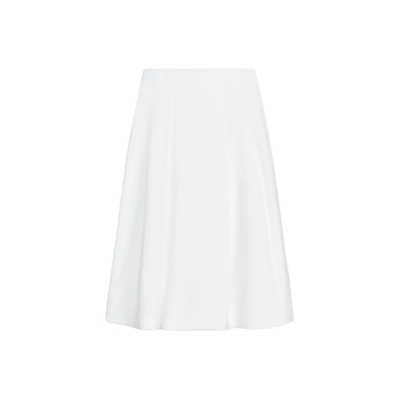 ZARA Casual Long Skirt Women's White-1