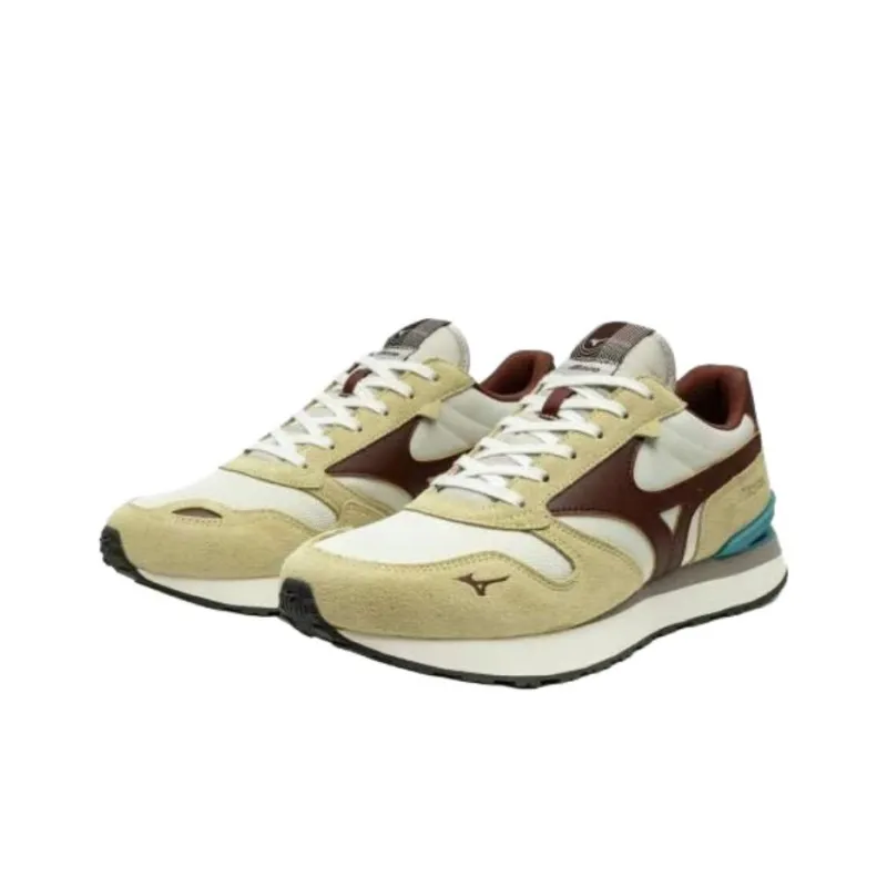 Mizuno RB87 Anti Slip Wear Resistant Low Top Casual Shoes Unisex Beige-2