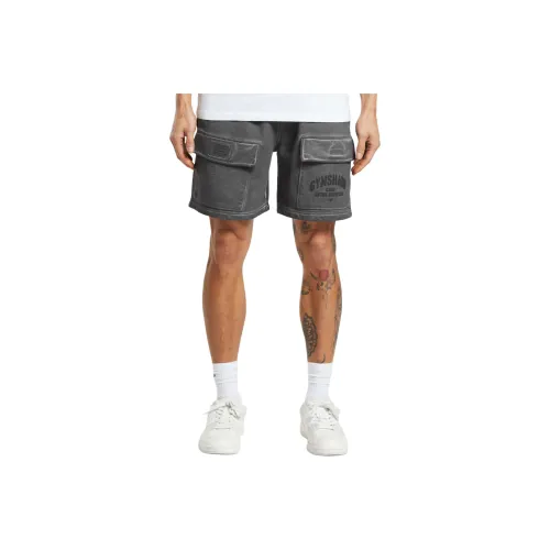 GYMSHARK HEAVYWEIGHT WASHED CARGO SHORTS Cargo Shorts Men's Smoke Gray