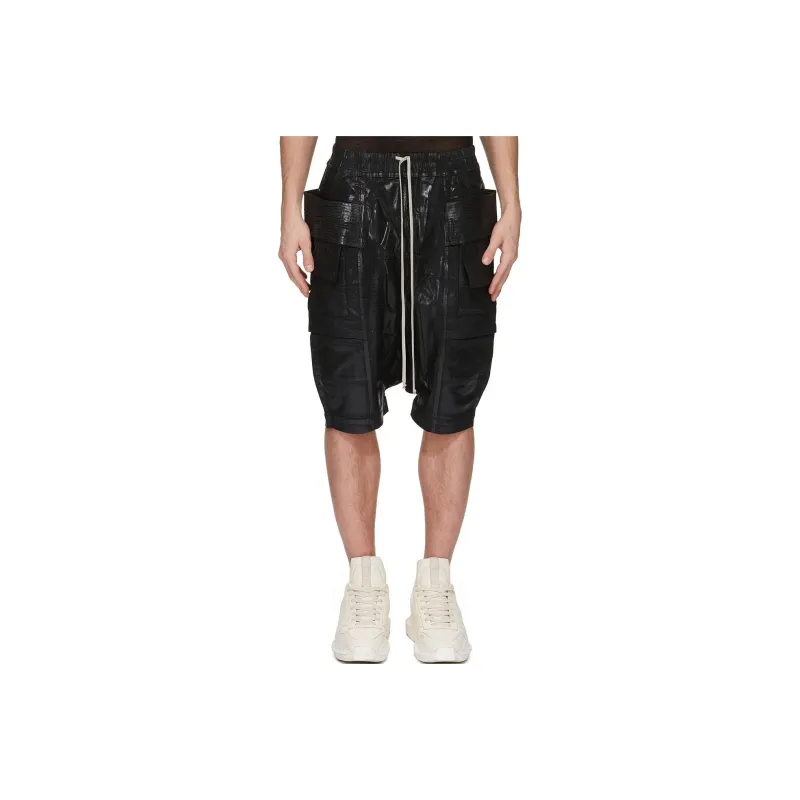 Rick Owens DRKSHDW Creatch Cargo Pods Bermuda Shorts-0