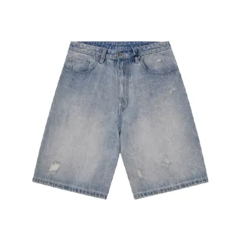 BLANK PROGRAM Denim Shorts Unisex Denim Blue