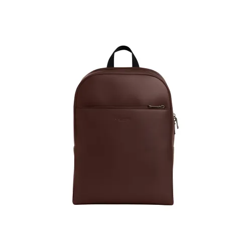 COACH Cow Leather Backpack Large Size Men's Maple Tree Brown