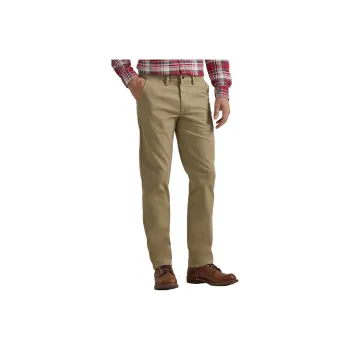 Lee Casual Pants Men Khaki