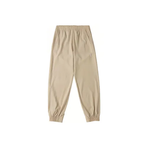 MLB Casual Pants Unisex Linen Beige Yellow