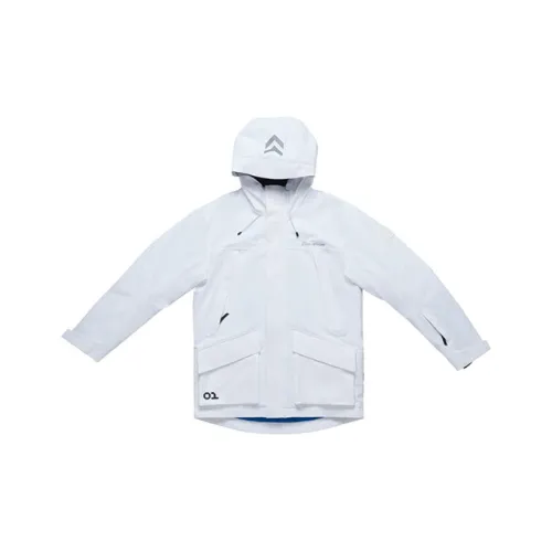 NIO Life 화이트 남성 스키복 상의