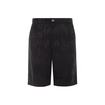 Alexander McQueen Logo Patterned Satin Shorts
