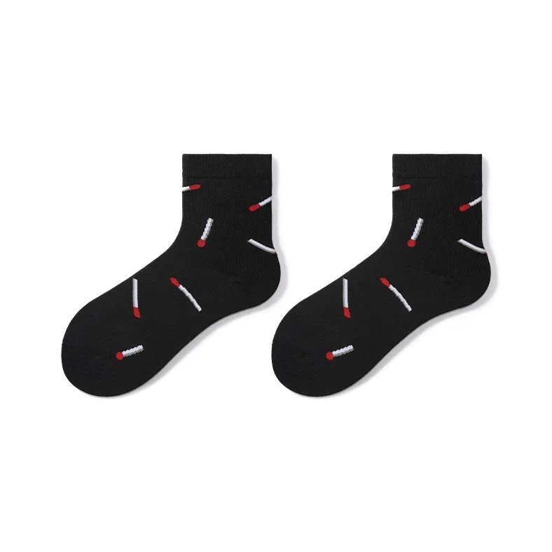 Primeet Mid Calf Socks Men's 5 Pack-24
