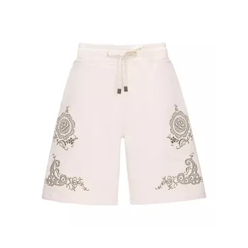 VALLEYOUTH Shorts Unisex Wheat White