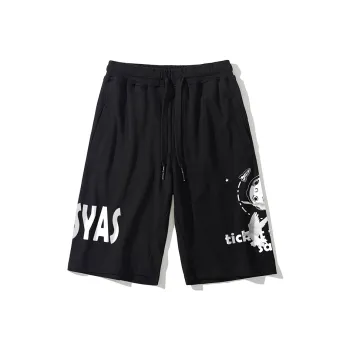 SANSYAS Casual Shorts Unisex Black