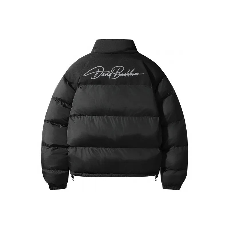 David Bakken Puffer Jacket Unisex Black-0