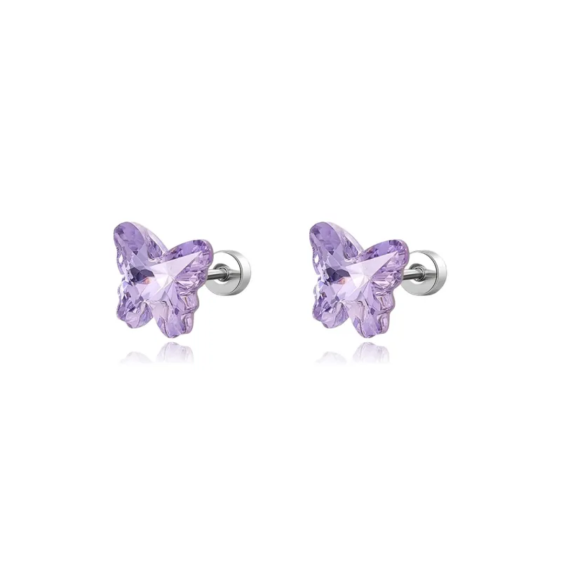 AEMC Titanium Steel Stud Earrings Unisex-2