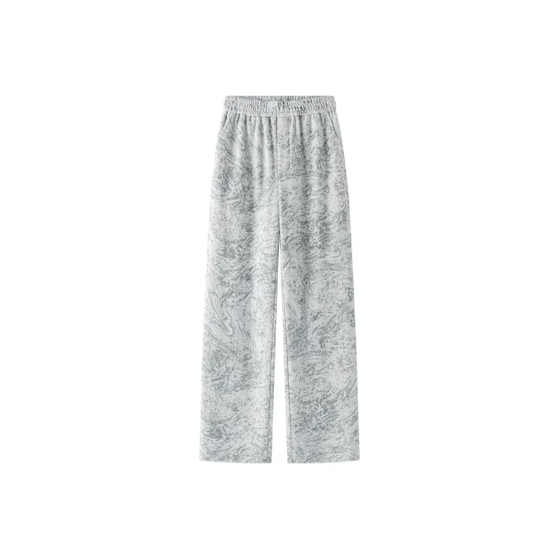 P8H9 Casual Pants Unisex Light Gray-1