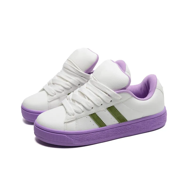 Z.SUO Skateboard Shoes Unisex Low Top White-12