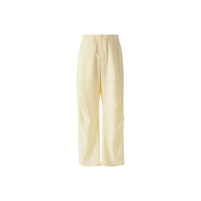 COOR SS25 Casual Pants Unisex Light Yellow-0