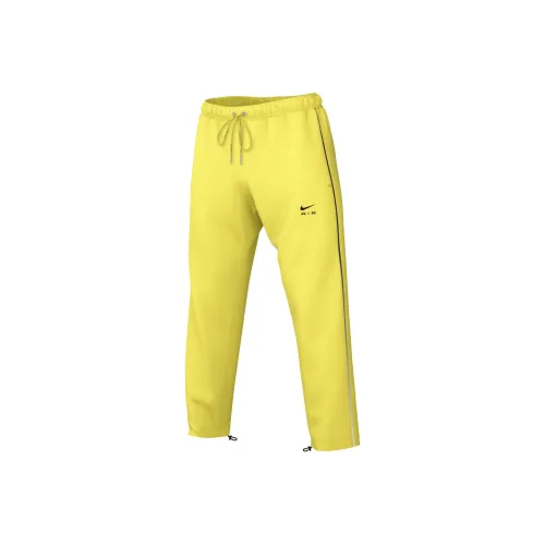 Nike Clothing Casual Pants Men Yellow