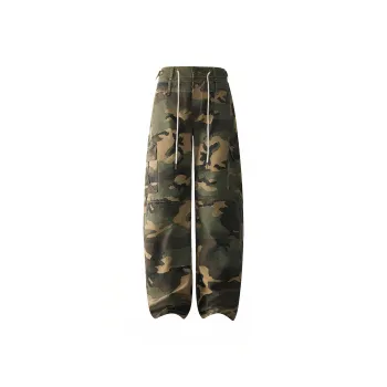 FAKE VINTAGE Casual Pants Unisex Camouflage