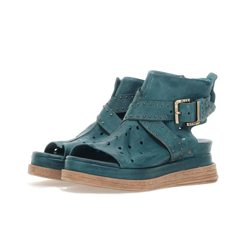 AirStep Lagos 2.0 Roman Sandals 5.5cm Women's Blue-3