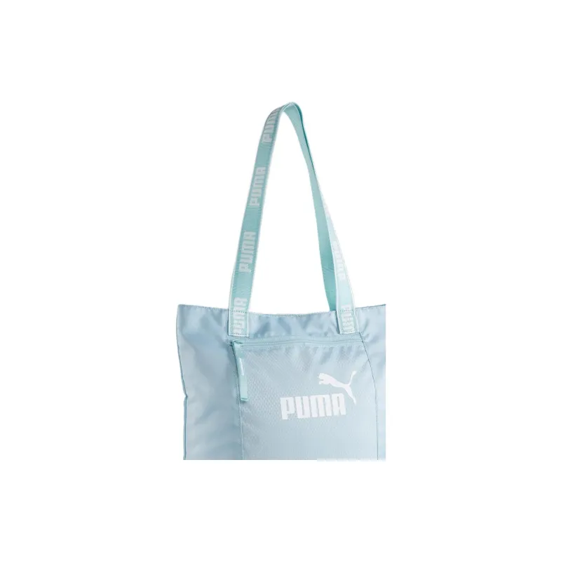 PUMA Fabric Tote Bag Shopping Bag Shoulder Bags Unisex Tropical Lake Blue-3